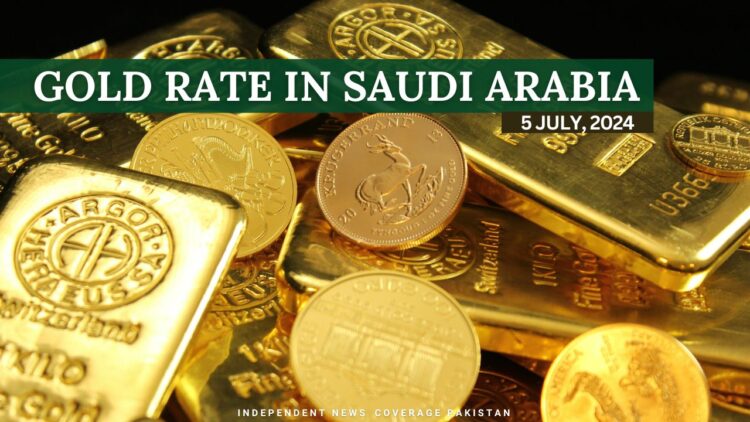 Gold Rate in Saudi Arabia Today - 5 July 2024