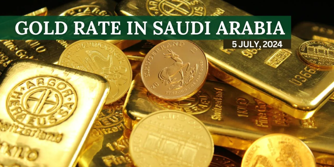 Gold Rate in Saudi Arabia Today - 5 July 2024