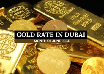 Gold Rates in Dubai for the month of June 2024