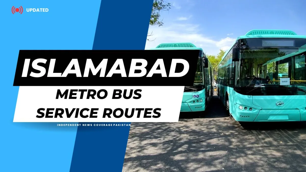 Islamabad Metro Bus Service Routes [Updated]