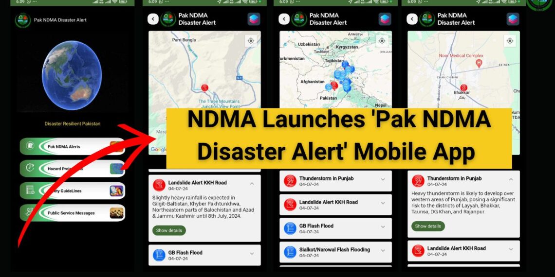 NDMA Launches 'Pak NDMA Disaster Alert' Mobile App [Download Now]