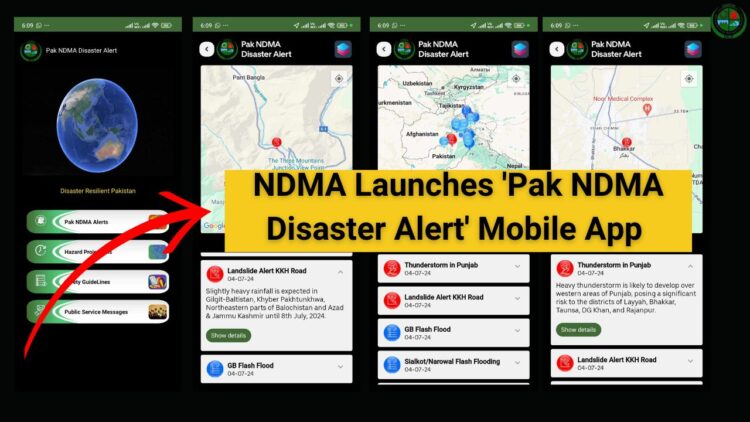 NDMA Launches 'Pak NDMA Disaster Alert' Mobile App [Download Now]