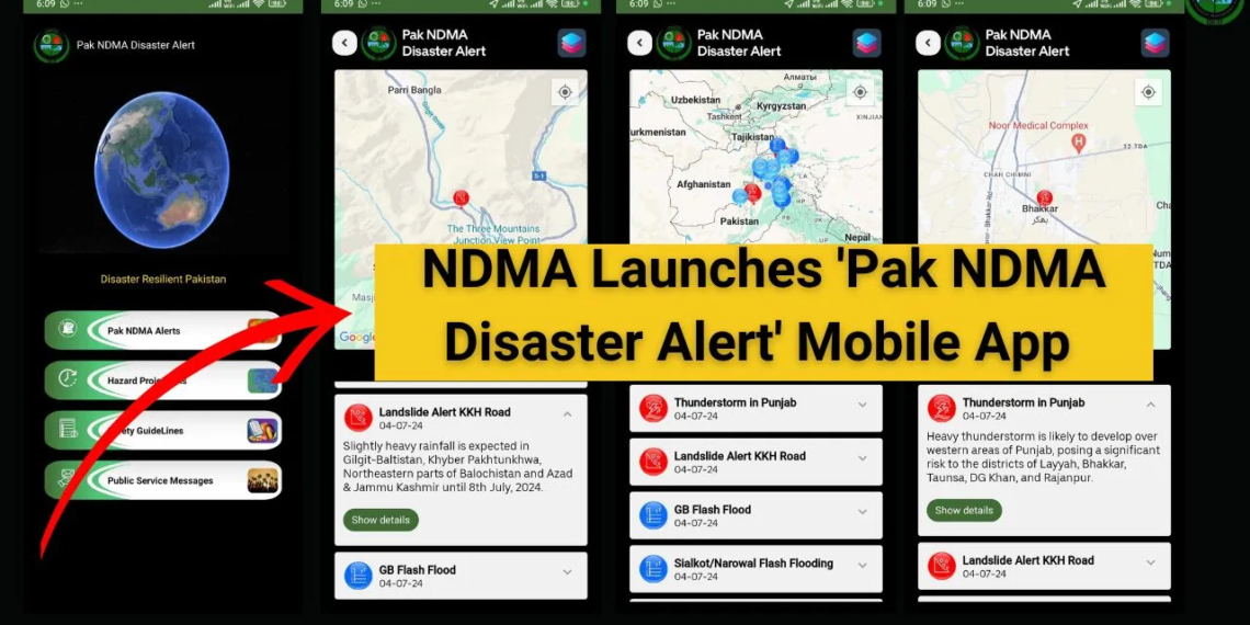 NDMA Launches 'Pak NDMA Disaster Alert' Mobile App [Download Now]