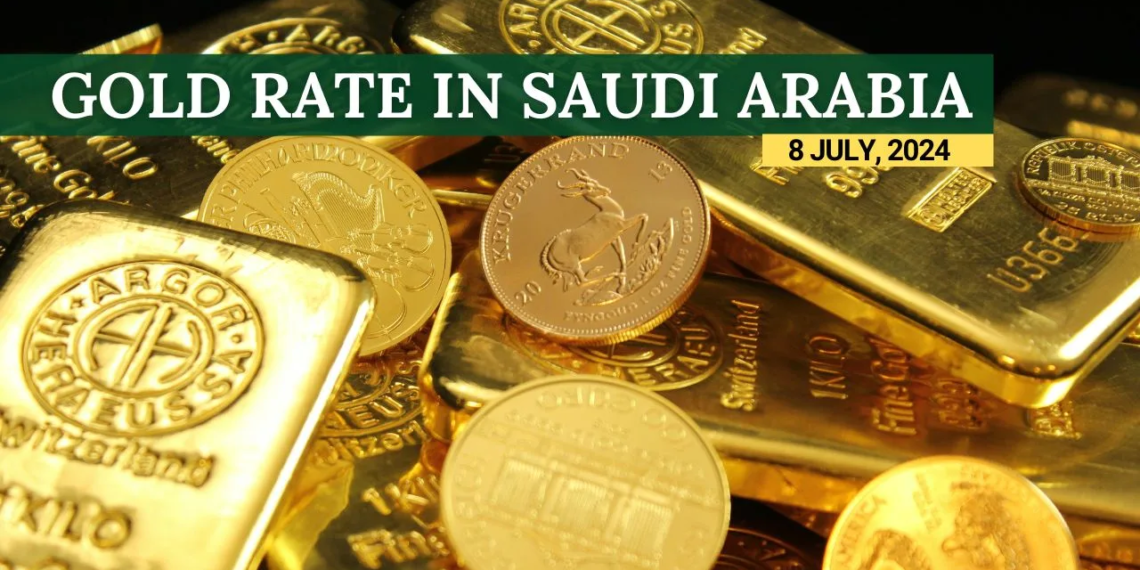 Gold Rate in Saudi Arabia Today – 8 July 2024