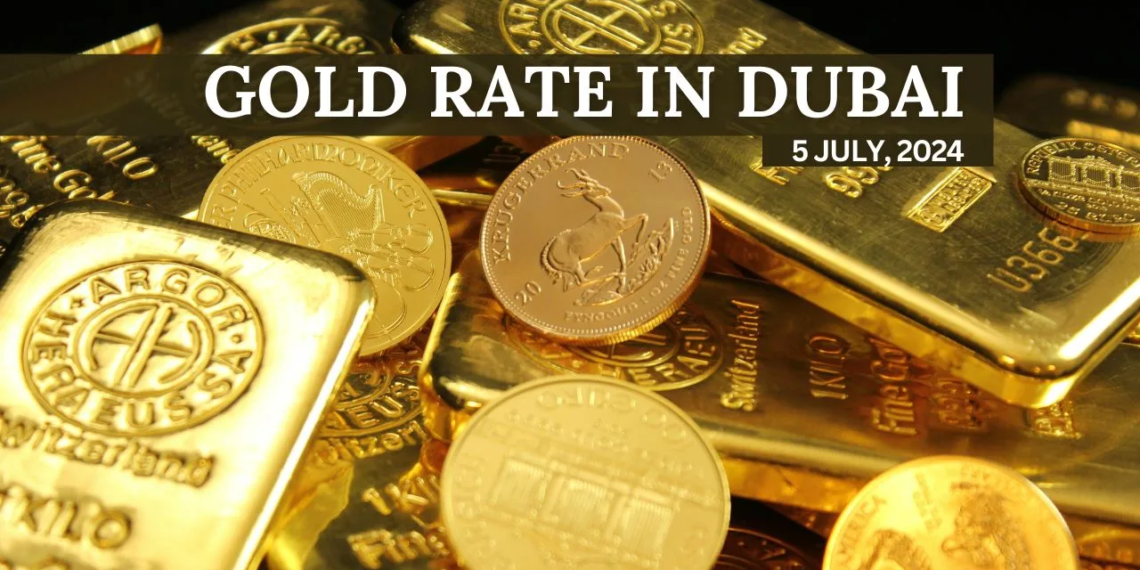 Gold Rate in Dubai Today - 5th July 2024