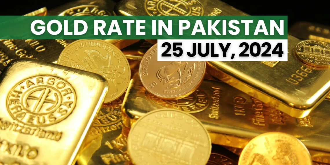 24k, 22k Gold Rate in Pakistan – 24 July 2024