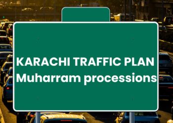 Karachi traffic plan for Muharram 8, 9, and 10