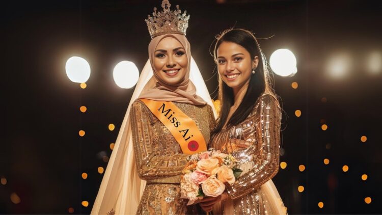 Maroccan Kenza Layli Wins First-Ever Miss AI Title