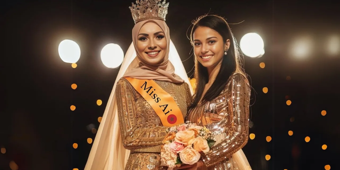 Maroccan Kenza Layli Wins First-Ever Miss AI Title