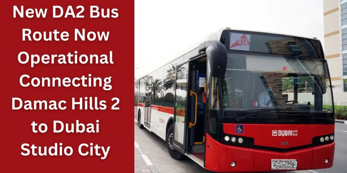 New DA2 Bus Route Now Operational in Dubai