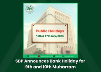 SBP Announces Bank Holiday for 9th and 10th MuharramFollow INCPAK on Facebook / Twitter / Instagram for updates.