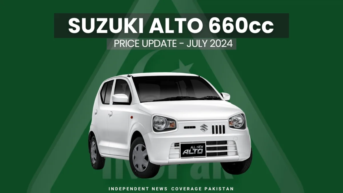 Latest suzuki alto 660cc price in pakistan (july 2024)