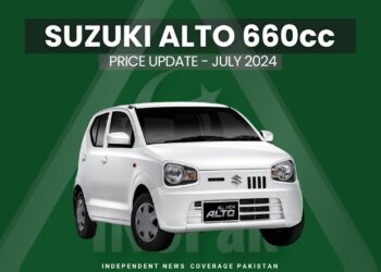 Latest Suzuki Alto 660cc Price in Pakistan (July 2024)