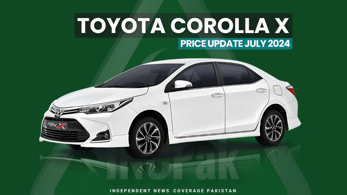 Latest toyota corolla altis x price in pakistan: july 2024 update