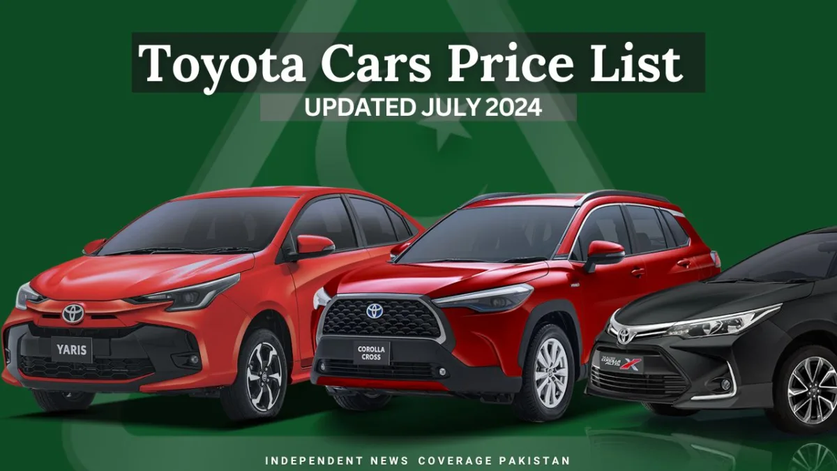 Latest toyota indus price list july 2024 update