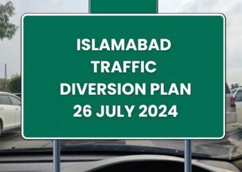 Islamabad Traffic Diversion Plan 26 July 2024