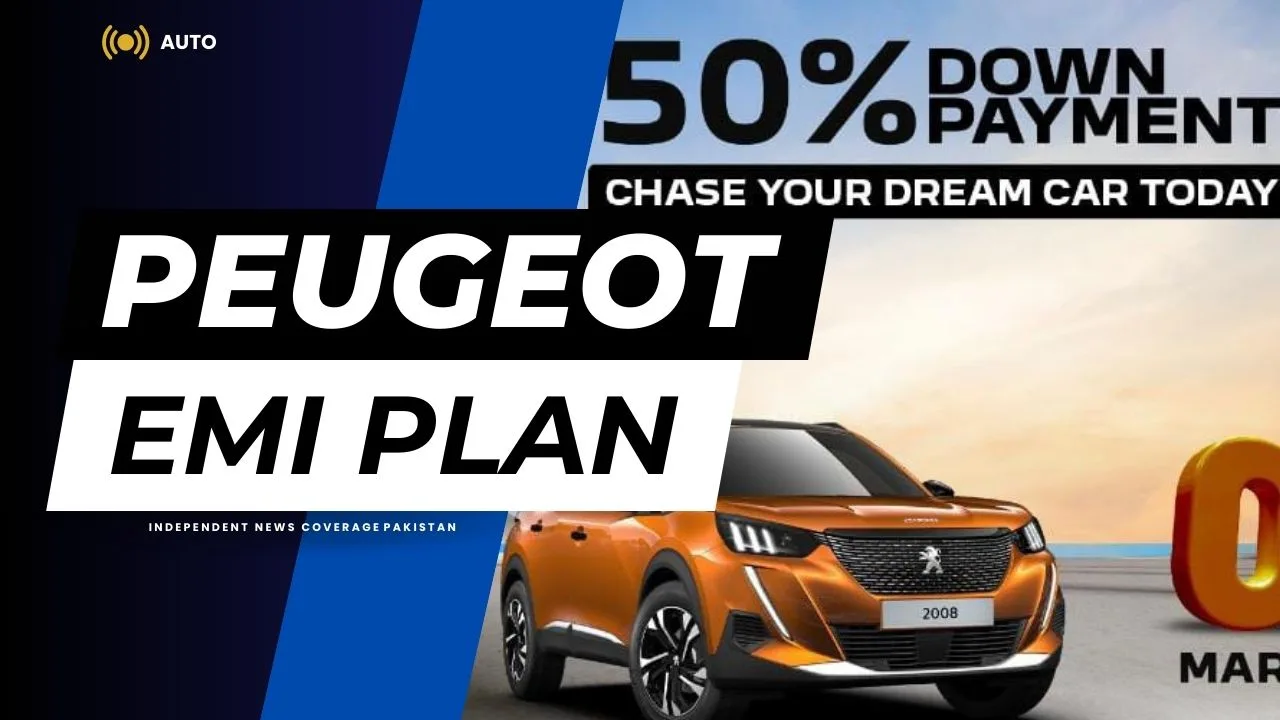 Peugeot emi plan for greenfields gujranwala - 24 august 2024