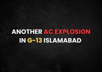 Another AC explosion in G-13 Islamabad