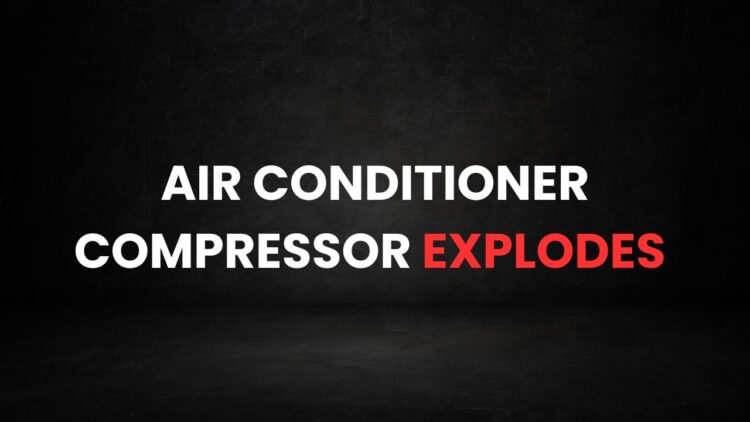 Air Conditioner compressor explodes in DI Khan