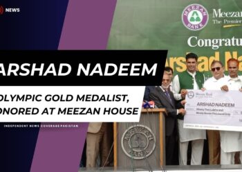 Arshad Nadeem, Olympic Gold Medalist, Honored at Meezan House