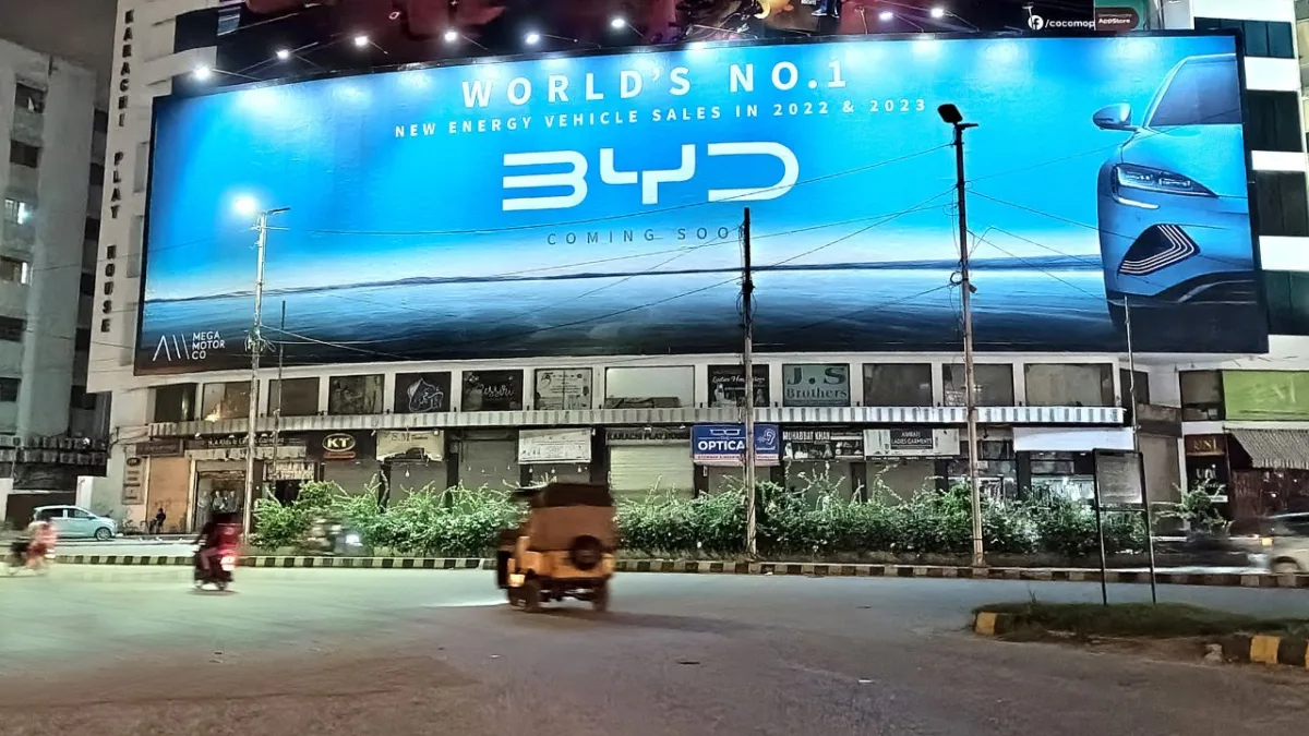 Byd to launch in pakistan with mega motor co. On august 17