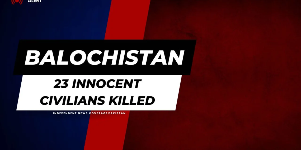 23 Innocent passengers killed in Balochistan's Musakhail District