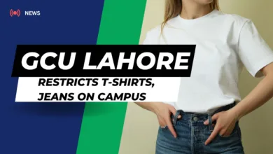 Gcu lahore restricts t-shirts, jeans on campus