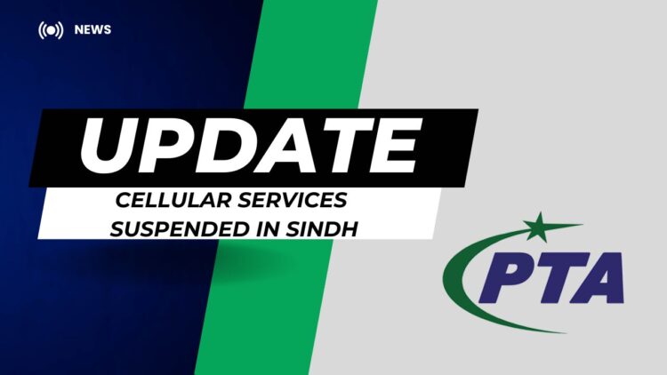 PTA- Cellular Services Suspended in Sindh