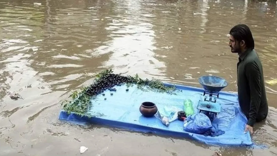 Lahore breaks 44-year rainfall record: roads turn to rivers