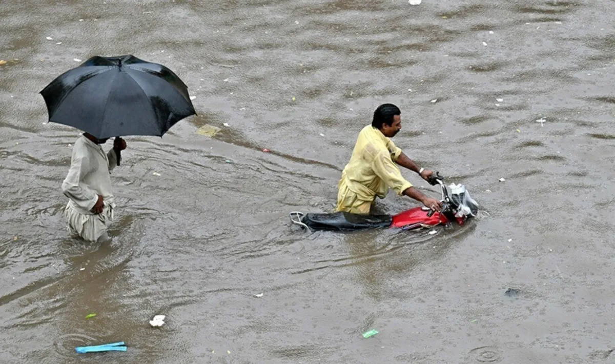 Lahore breaks 44-year rainfall record: roads turn to rivers