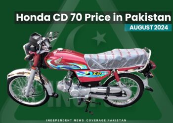 Honda CD 70 latest price in Pakistan – August 2024