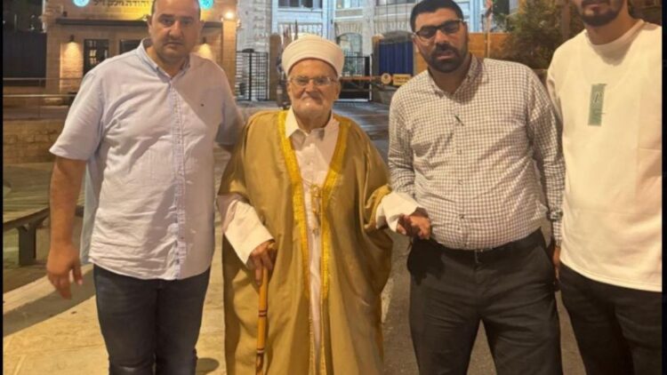 Al-Aqsa Mosque Imam Sheikh Ekrima Sabri Released by Israeli Police