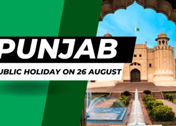 Punjab announces Public Holiday Announced on August 26