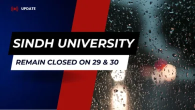 University of sindh announces campus closures due to heavy rains