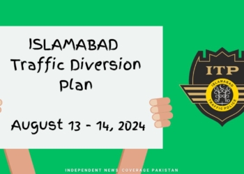 Islamabad Traffic Diversion Plan for August 13 - 14, 2024