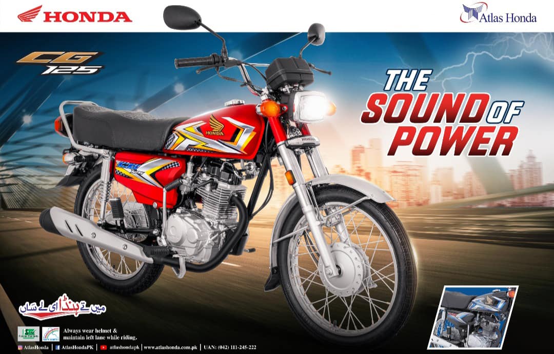 All new honda cg 125 2025 model motorcycle