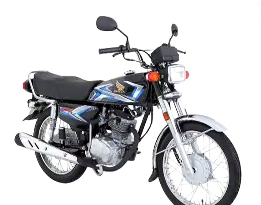 All new honda cg 125 2025 model motorcycle black color