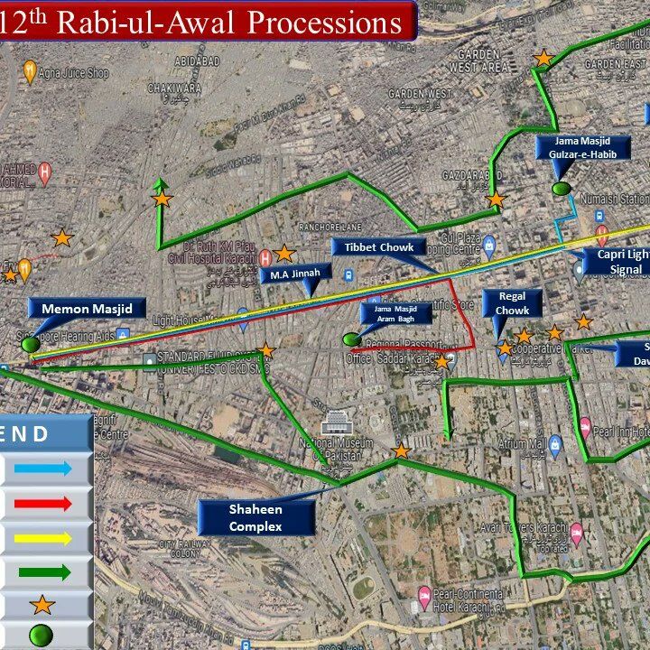 Karachi Traffic Police Announces Eid Milad-un-Nabi Diversion Plan