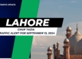 Chup tazia procession in lahore – traffic alert for september 13, 2024