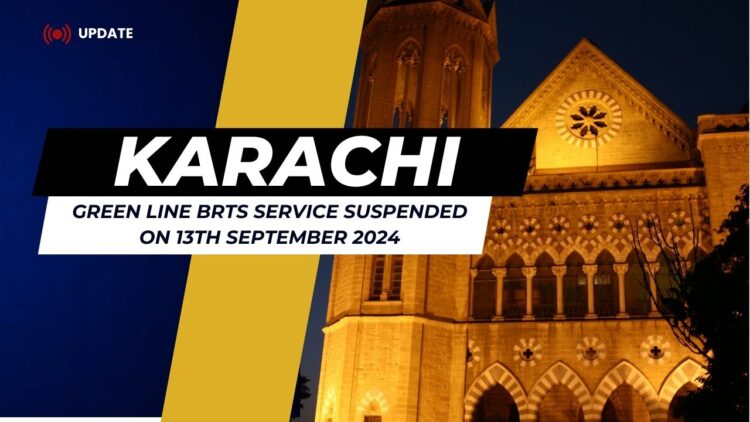 Green Line BRTS Service Suspended on 13th September 2024