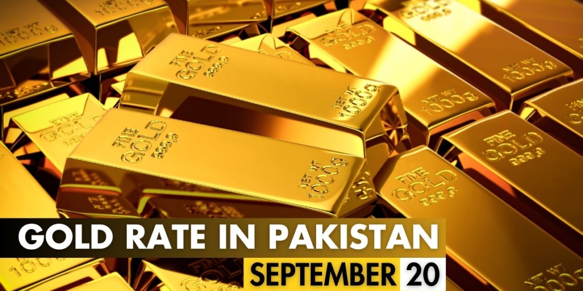 Gold Rate in Pakistan Today – 20 September 2024