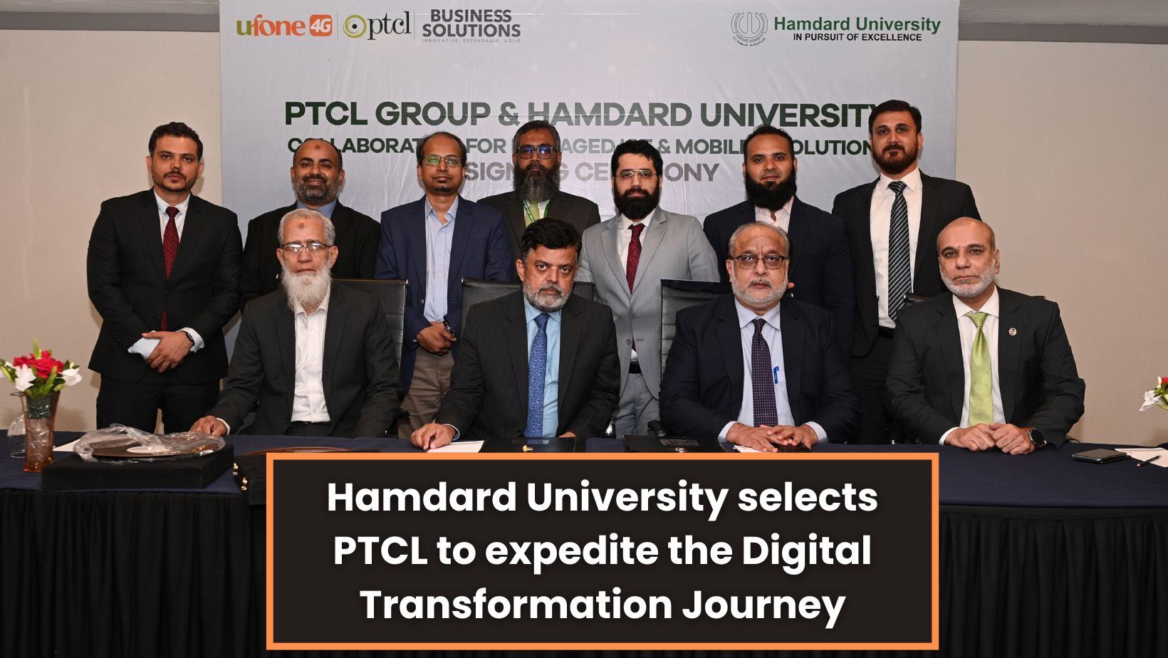 Hamdard University selects PTCL to expedite the Digital Transformation Journey