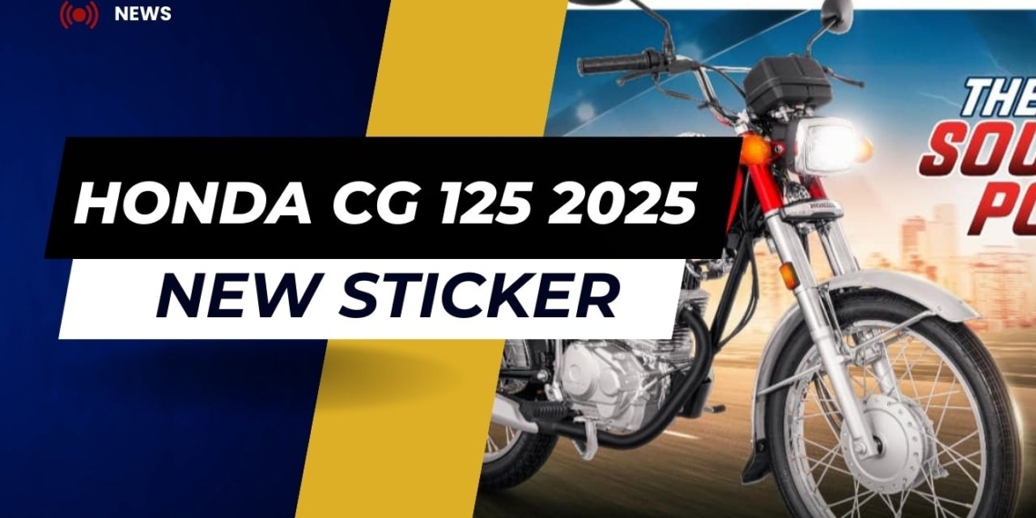 All New Honda CG 125 2025 Model Motorcycle Launched in Pakistan