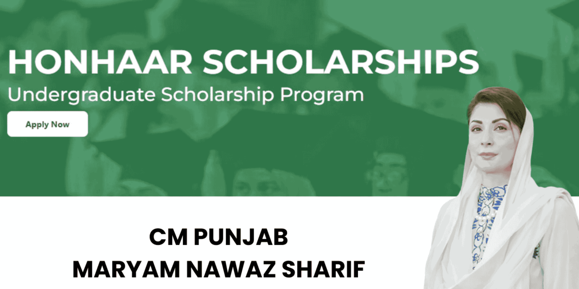 CM Maryam Nawaz Sharif Launches Honahar Scholarship Program