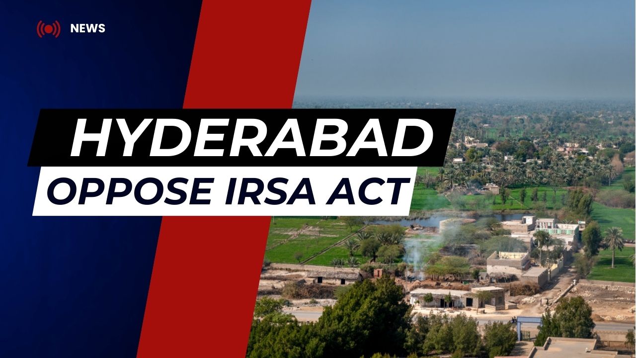 JSM-R’s Riaz Chandio Opposes Irsa Act Amendments, Announces Protests