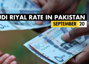 SAR to PKR Exchange Rate: 20 September 2024