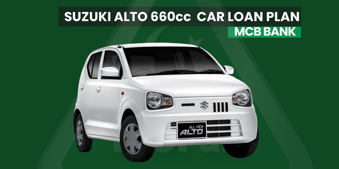 Suzuki Alto 660cc on 5 Year Installment Car Loan Plan by MCB Bank