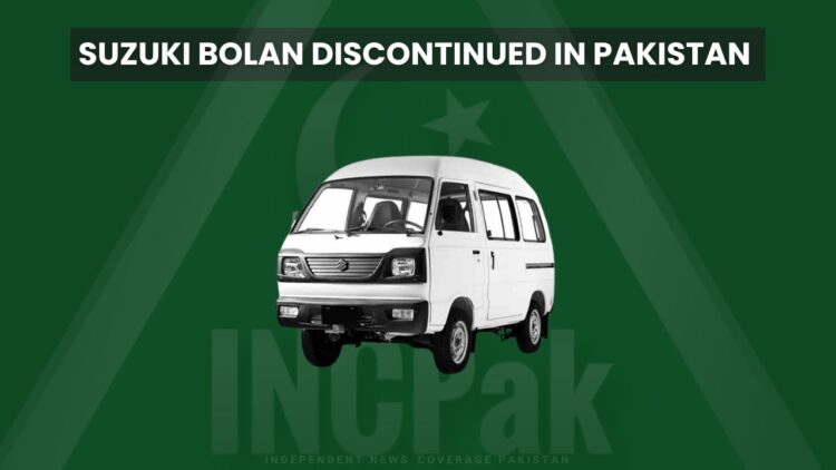 Suzuki Bolan Discontinued in Pakistan