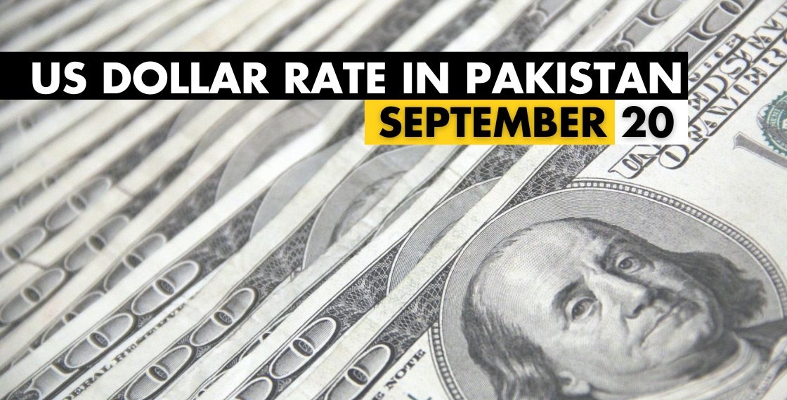 USD to PKR: US Dollar Rate in Pakistan – 20 September 2024