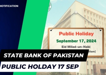 State Bank Of Pakistan announces Public Holiday on September 17, 2024